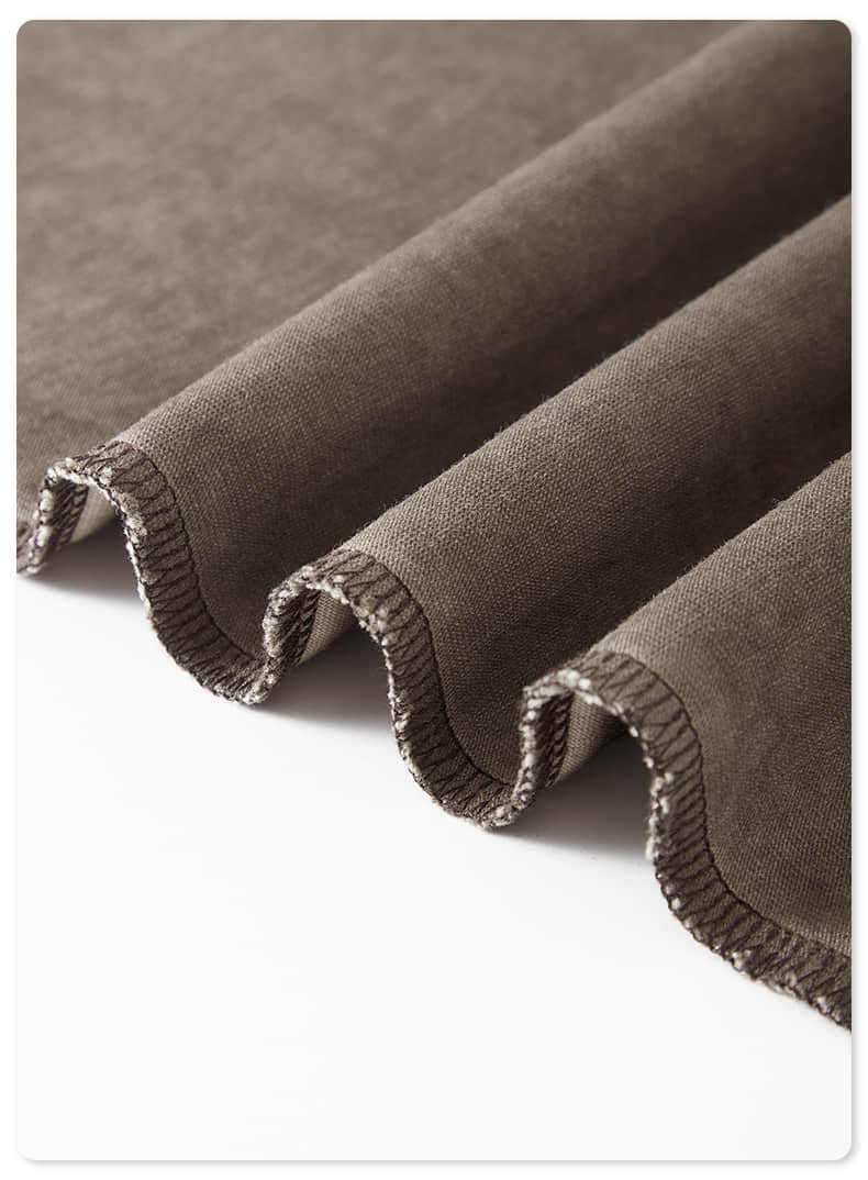 T-shirt à manches courtes lavées aux couleurs dégradées