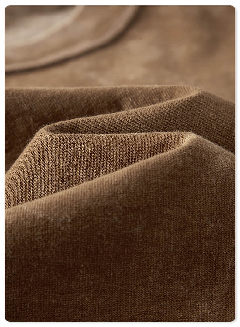 작은 네크라인 바틱 반소매 티셔츠