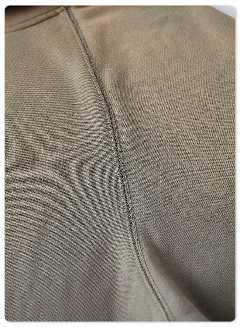 Felpa con cappuccio con maniche raglan Monkey Wash