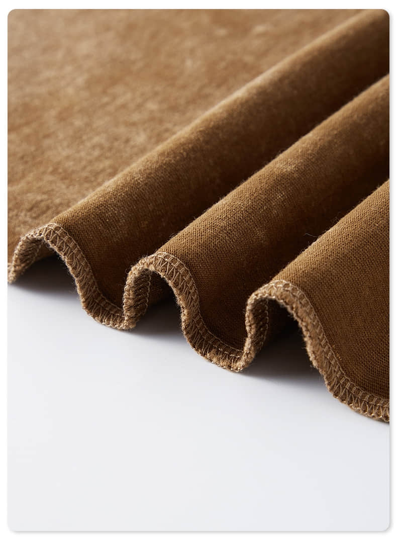 작은 네크라인 바틱 반소매 티셔츠